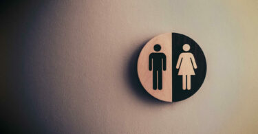 一個廁所的男女標誌