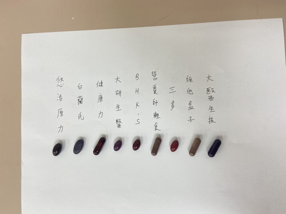 葉黃素-膠囊大小